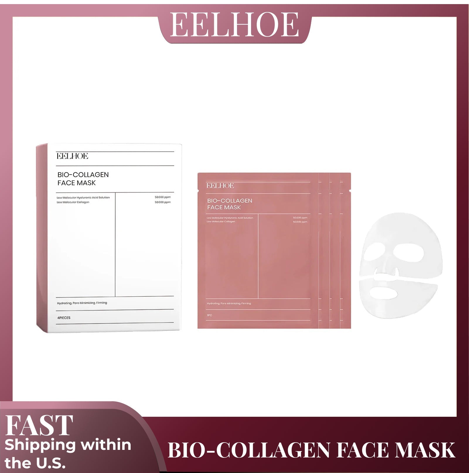 EELHOE GlowLift Bio-Collagen Mask - Voorya